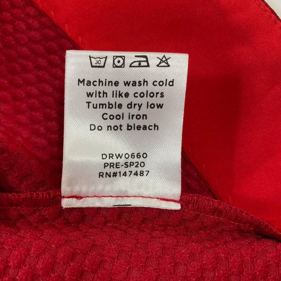 Draper James Sheath Dress | 10 | Red | Short Sleeve | Midi - Picture 5 of 12